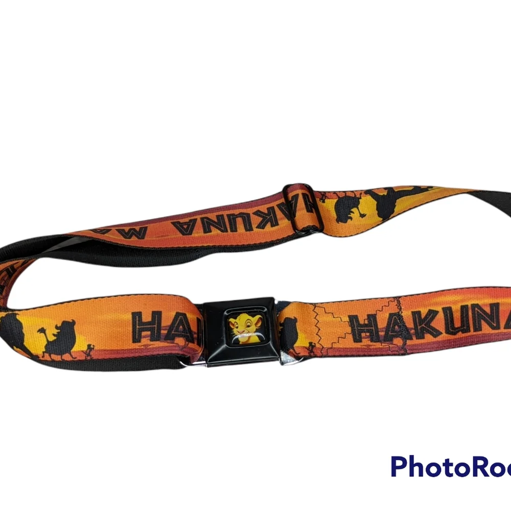 Disney Lion King Buckle Down Adjustable Seatbelt Belt